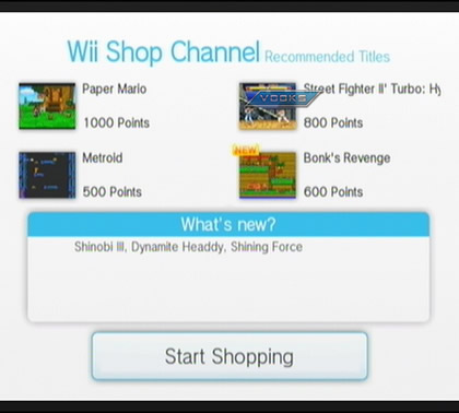 Wii shop channel online homebrew