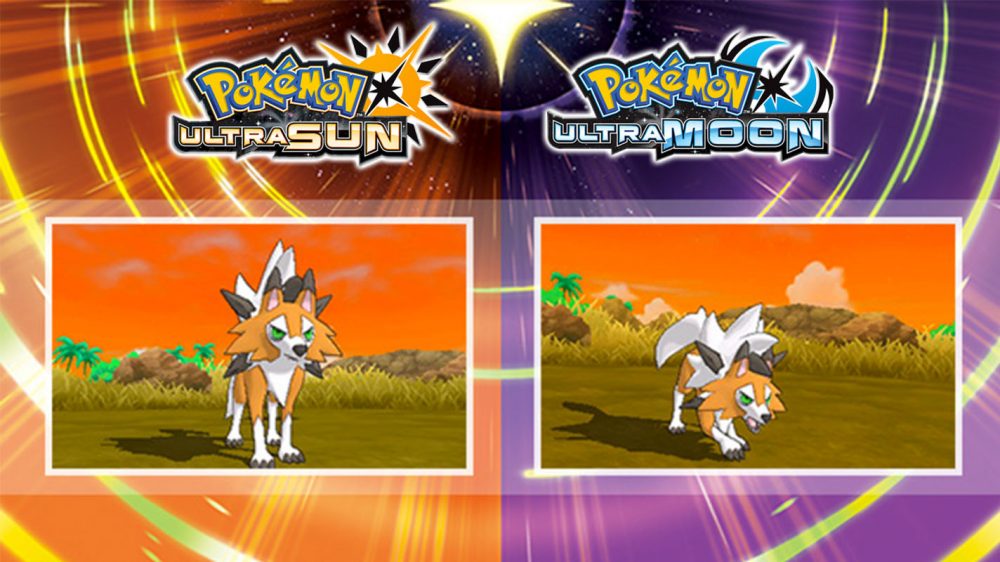Pokemon Ultra Sun and Ultra Moon adds Dusk Form Lycanroc