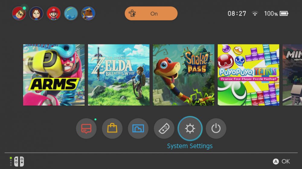 Resultado de imagen para nintendo switch actualizacion 6.0.0