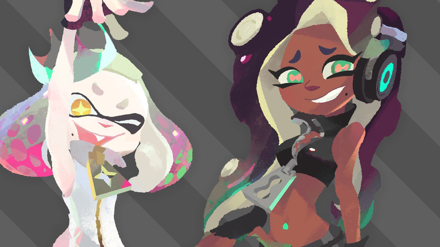 Artwork of Splatoon 2’s Marina and Pearl is flooding the internet - Vooks