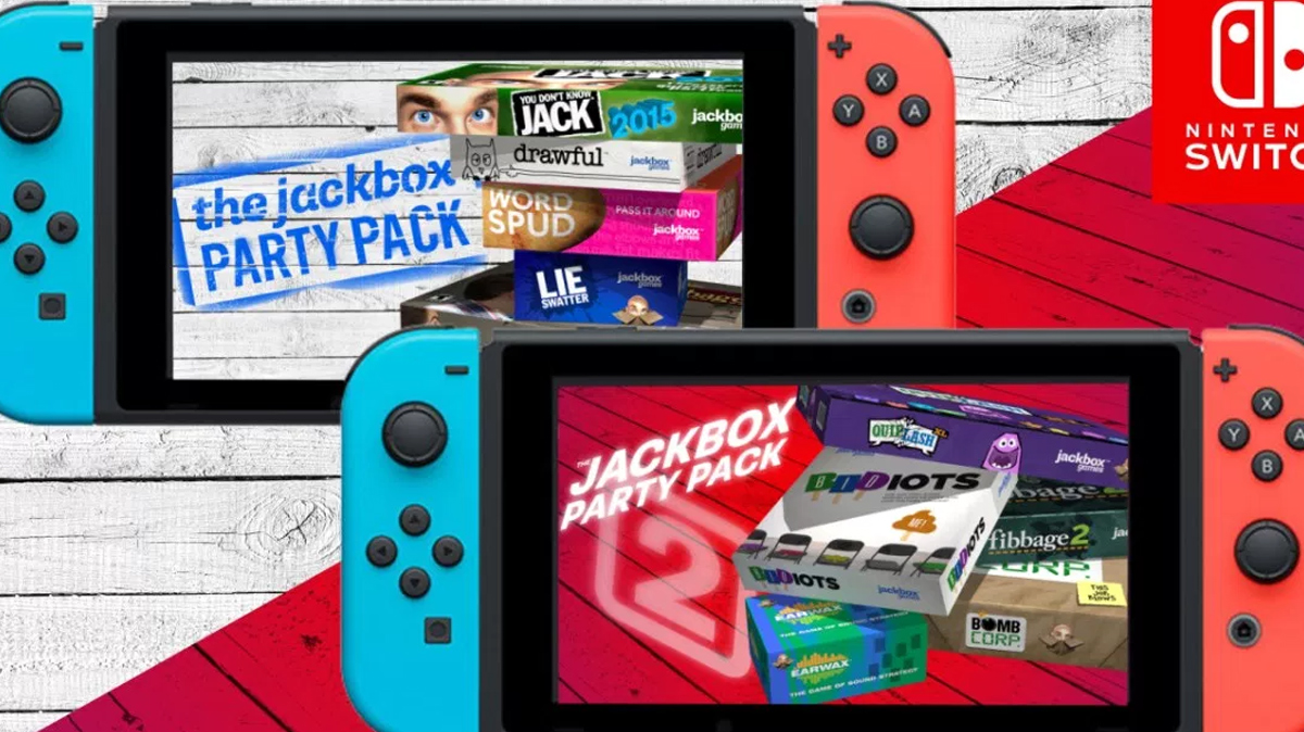 Jackbox Party Pack 1 and 2 out August 17th on Switch, Jackbox 4