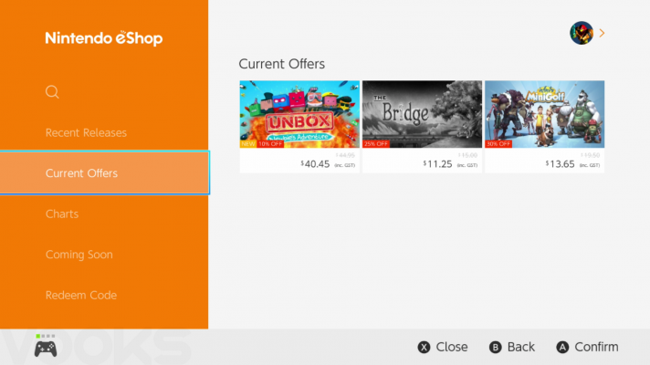 Switch eShop gets a “Current Offers” section
