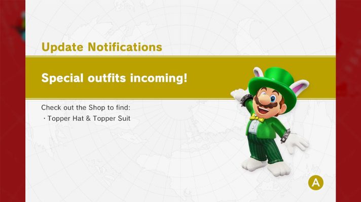 Nintendo just stealthily added another outfit to Super Mario Odyssey