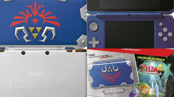 Nintendo America announces Nintendo 2DS XL Hylian Shield Edition
