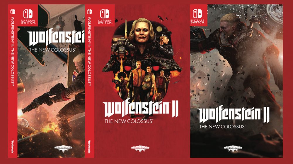 Bethesda offering alternative covers for Wolfenstein II on Switch
