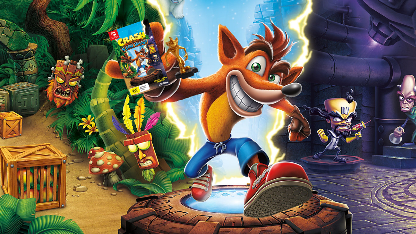 Crash Bandicoot gets some bling thanks to EB Games Vooks