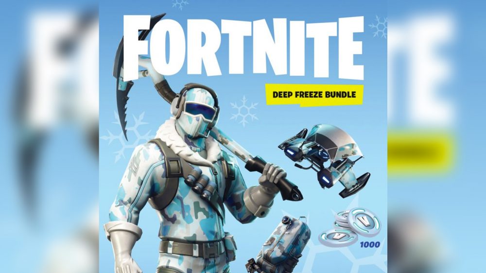 fortnite goes physical on switch with deep freeze bundle - fortnite deep freeze bundle pc