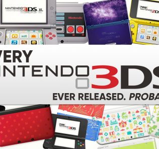 Every Nintendo 3DS Variant Ever Released. Probably.