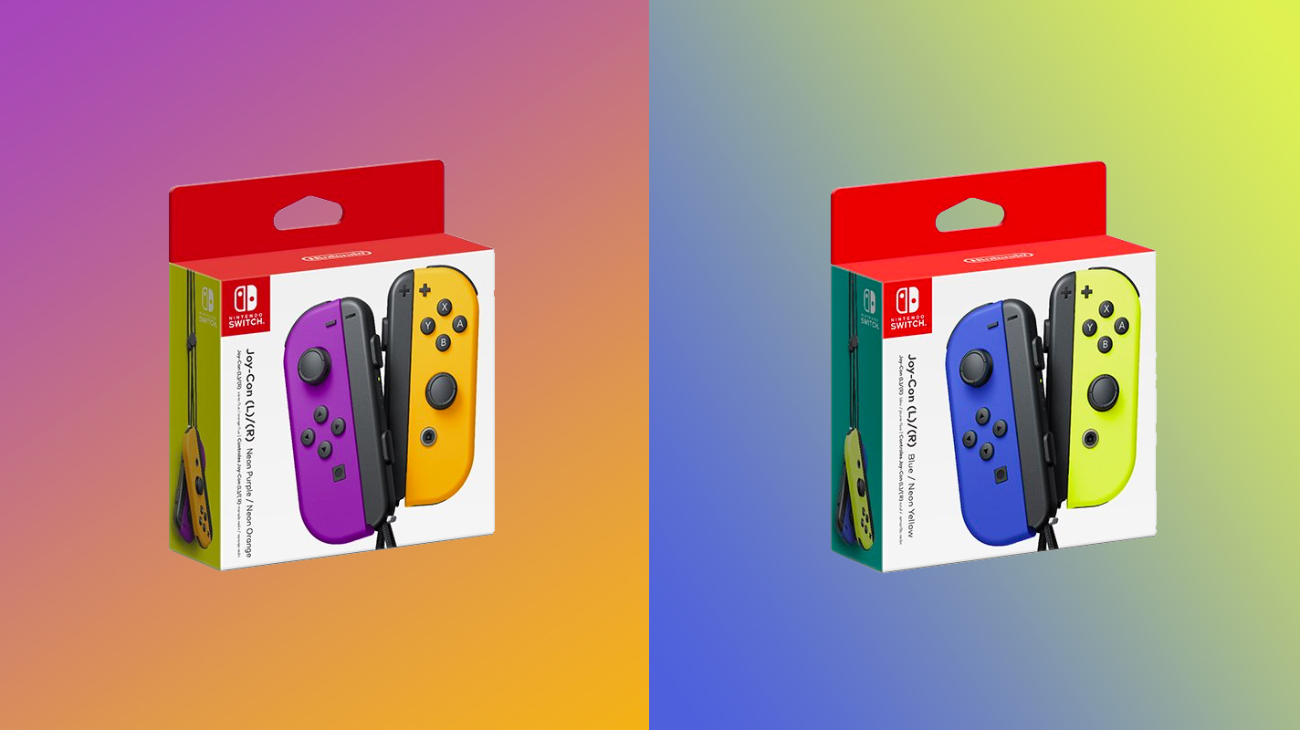Nintendo adding two JoyCon colour combinations this October Vooks