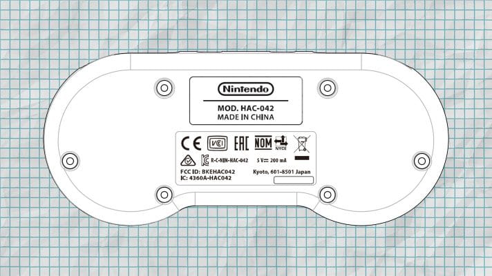 FCC filing reveals SNES-shaped controller for Switch