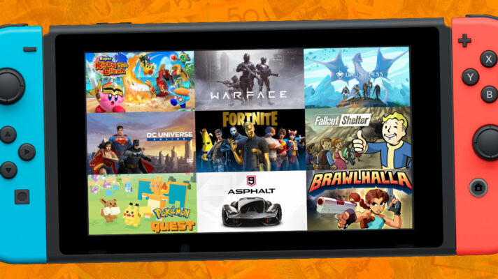 Enjoy these free to play games on Switch