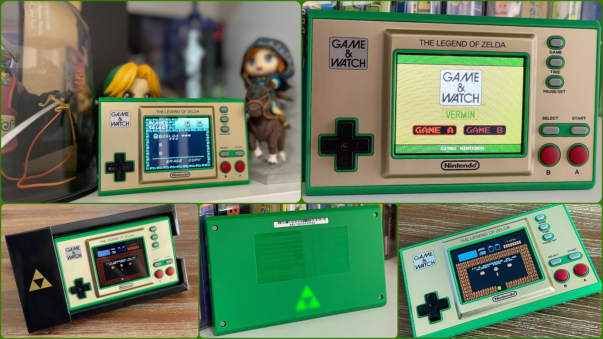 A look at the Game & Watch The Legend of Zelda and its secrets Vooks