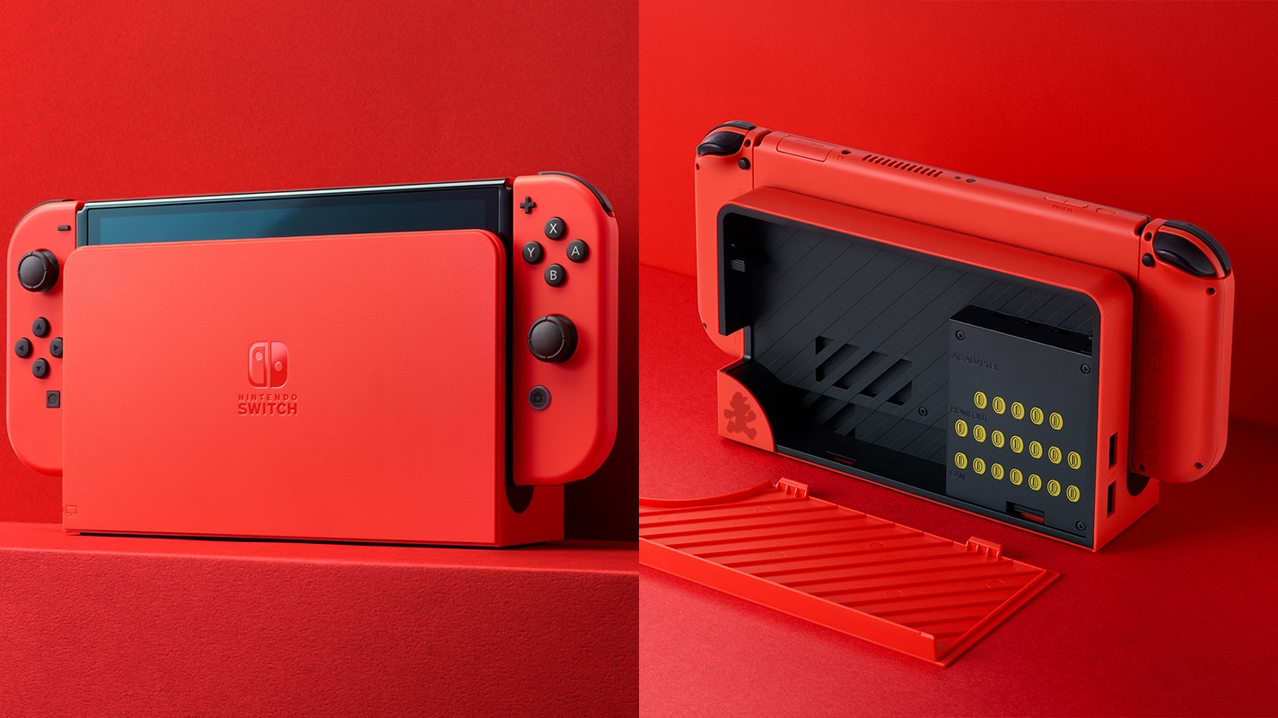  Nintendo Switch - OLED Model: Mario Red Edition