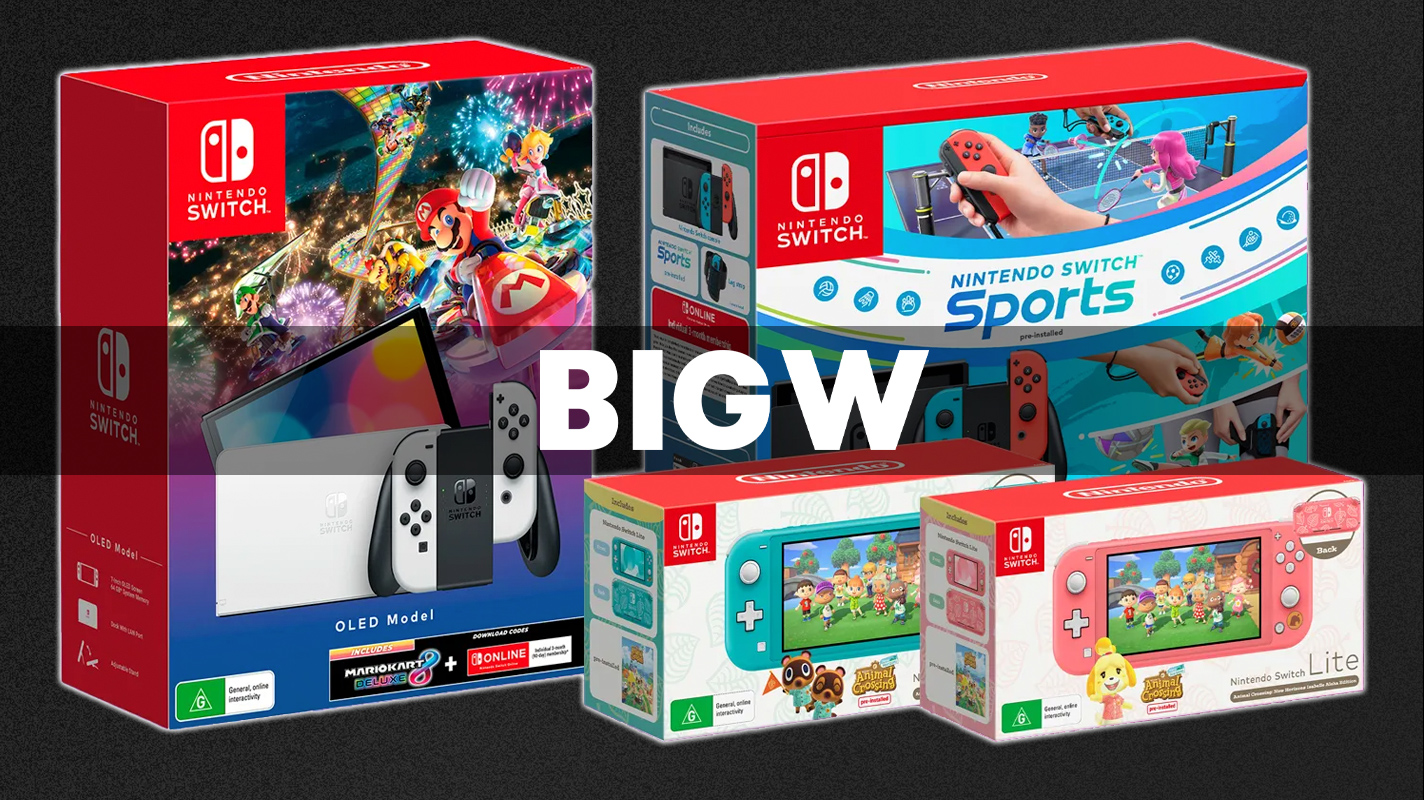 Big W will have the new Nintendo Switch bundles for Black Friday