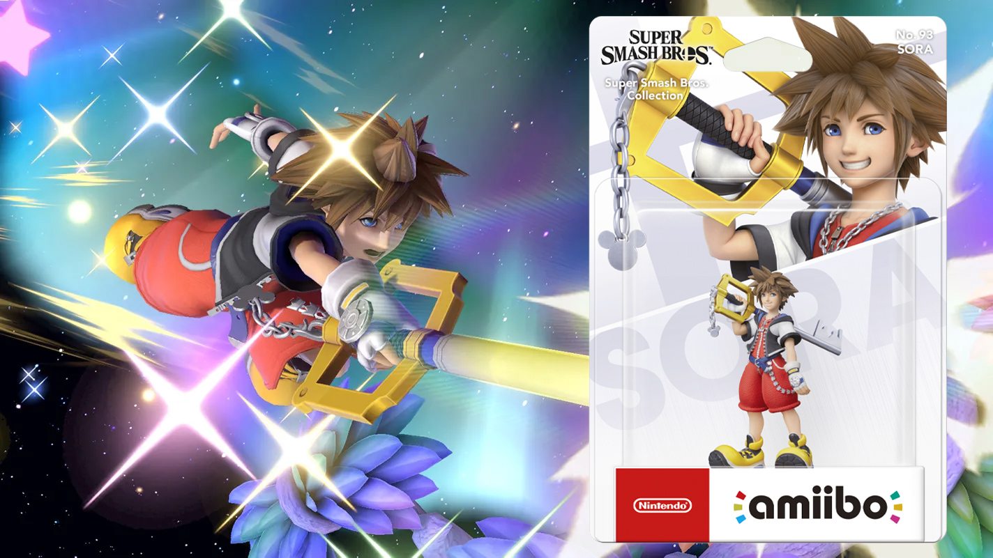 The Sora Smash Bros. amiibo is launching on February 16th, 2024 - Vooks