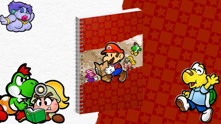 Journal your adventures with this Paper Mario: The Thousand-Year Door Notebook from the My Nintendo Store