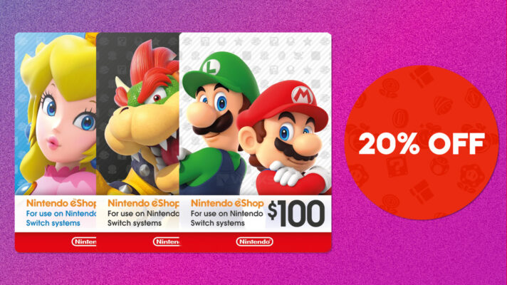 Nintendo eShop cards will be 20% off at Coles from September 17th