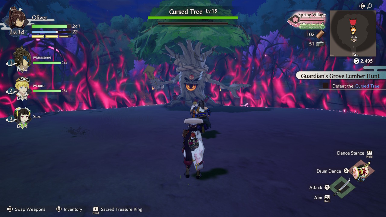 A screenshot for Rune Factory Guardians of Azuma