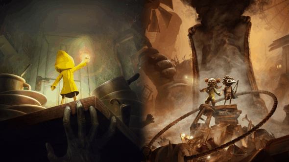 Key art for Little Nightmares Enhanced Edition and Little Nightmares 3