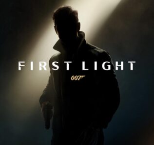 007 First Light, which is Switch 2 bound due to be revealed this week 007 First Light logo with a silhouette of James Bond behind.