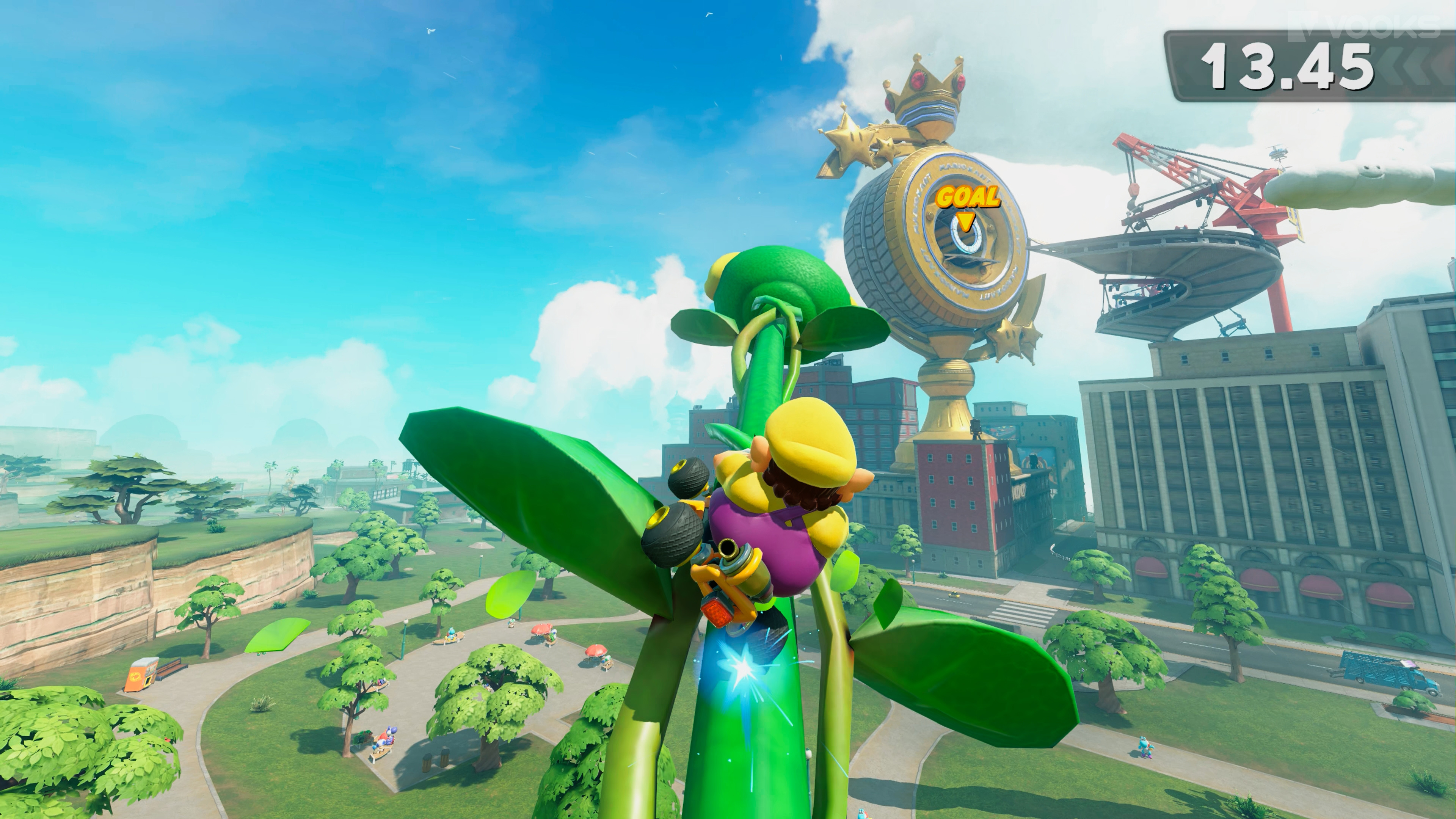 Wario's on a mission.