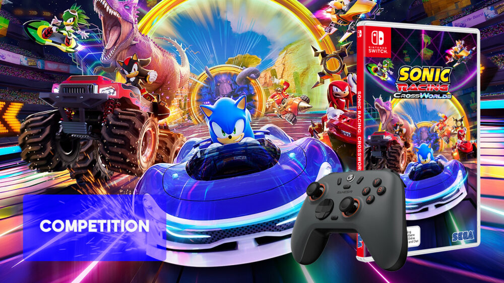 Four copies of Sonic Racing CrossWorlds & Gamesir Nova Lite 2 controllers to win