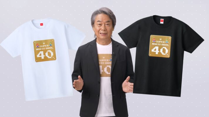 Super Mario Bros. 40th Anniversary shirts now available to preorder in Australia