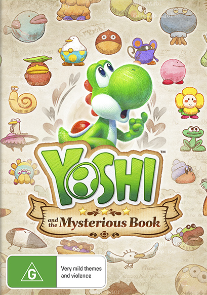 Yoshi and the Mysterious Book box art